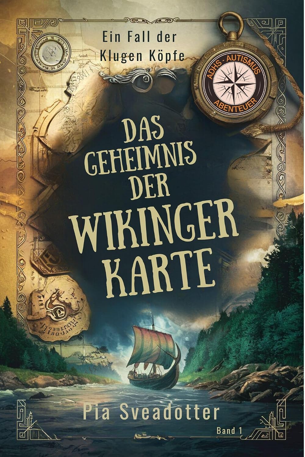 Cover: Das Geheimnis der Wikingerkarte von Pia Sveadotter